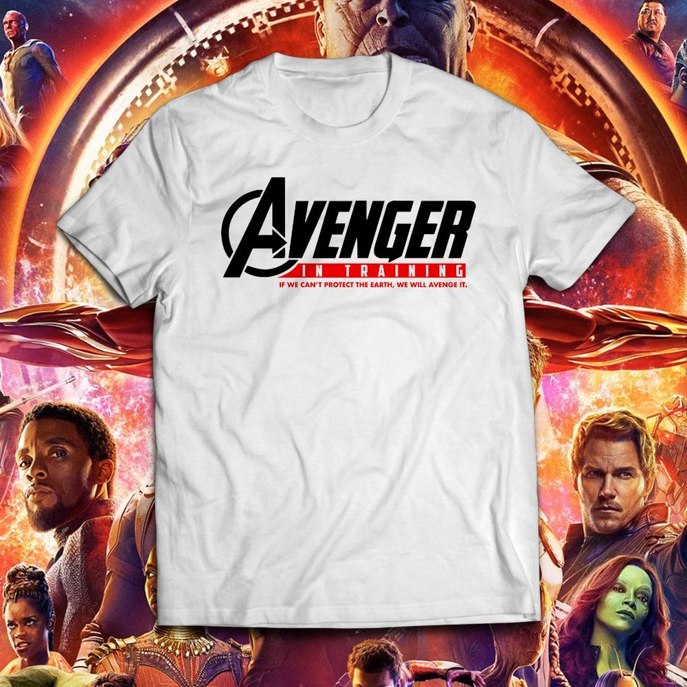 White Avenger In Training Fanatic Tee